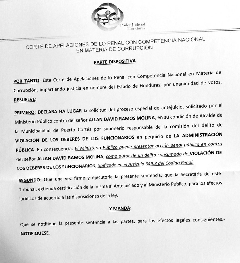 Boletín informativo Poder Judicial.