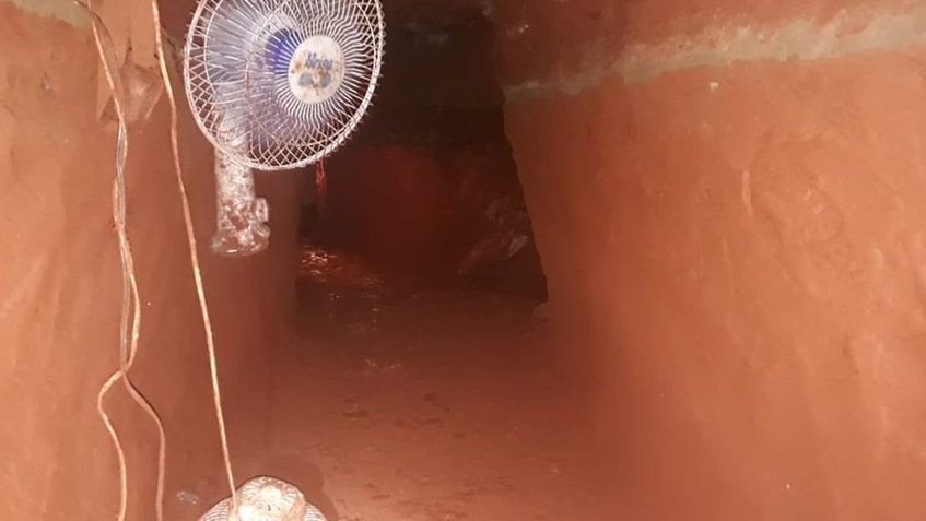 La policía de Brasil descubre un túnel de 60 metros construido para robar un banco