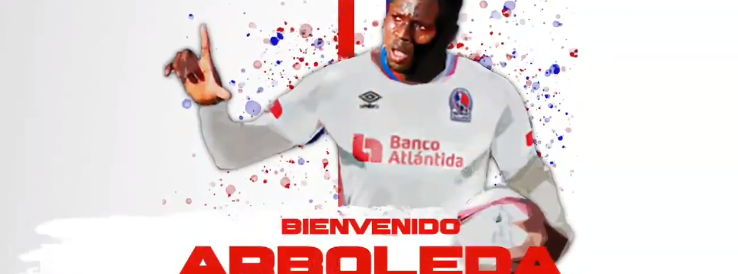 Yustin Arboleda oficialmente es el nuevo refuerzo del Olimpia