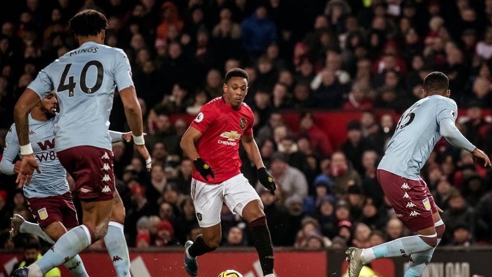 United empató con Aston Villa