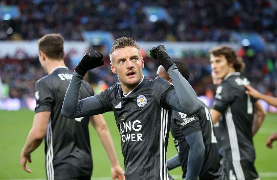 Vardy y Leicester, brillan