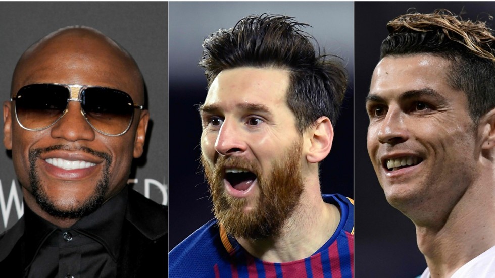 Mayweather, Messi y CR7, los mejor pagados del planeta