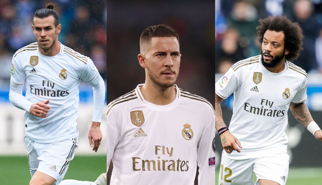 Hazard, Marcelo y Bale, en duda para el Clásico