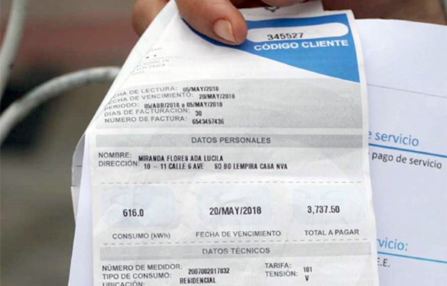 Entró en vigencia Ley para no pagar el 15% de ISV de energía eléctrica