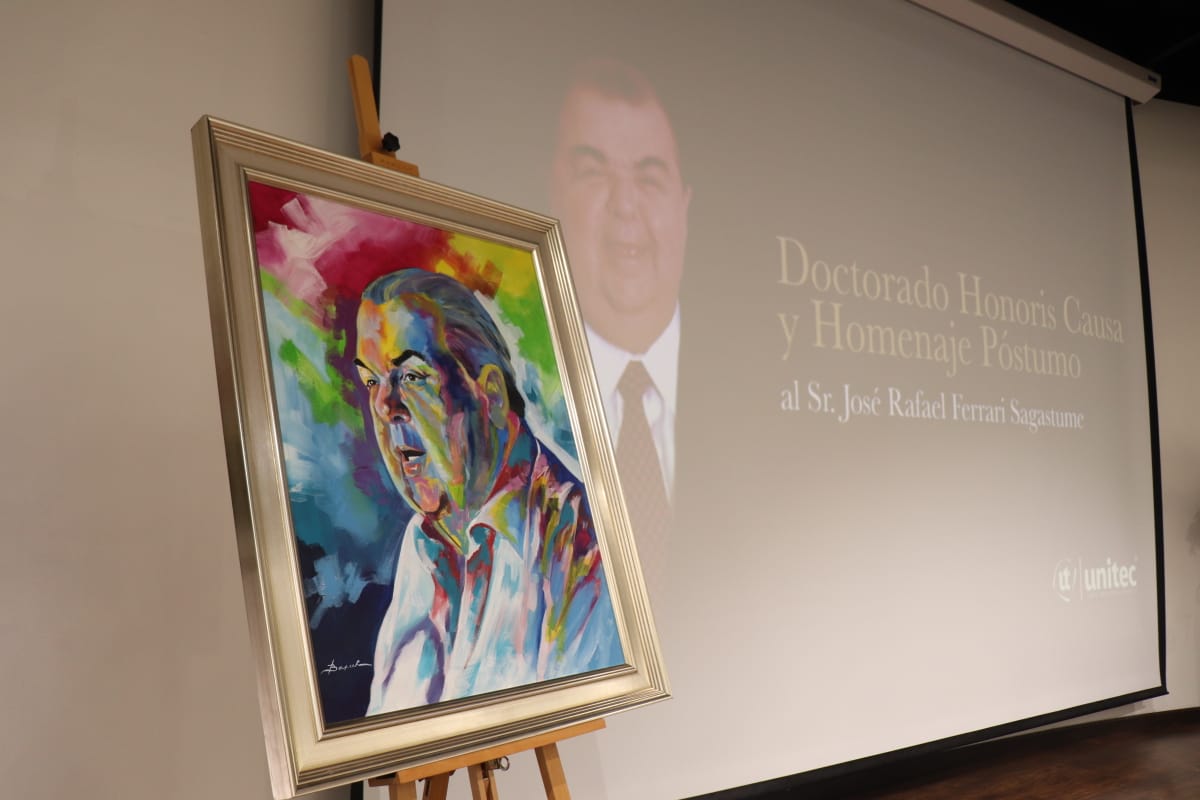 Unitec realiza homenaje póstumo al señor José Rafael Ferrari