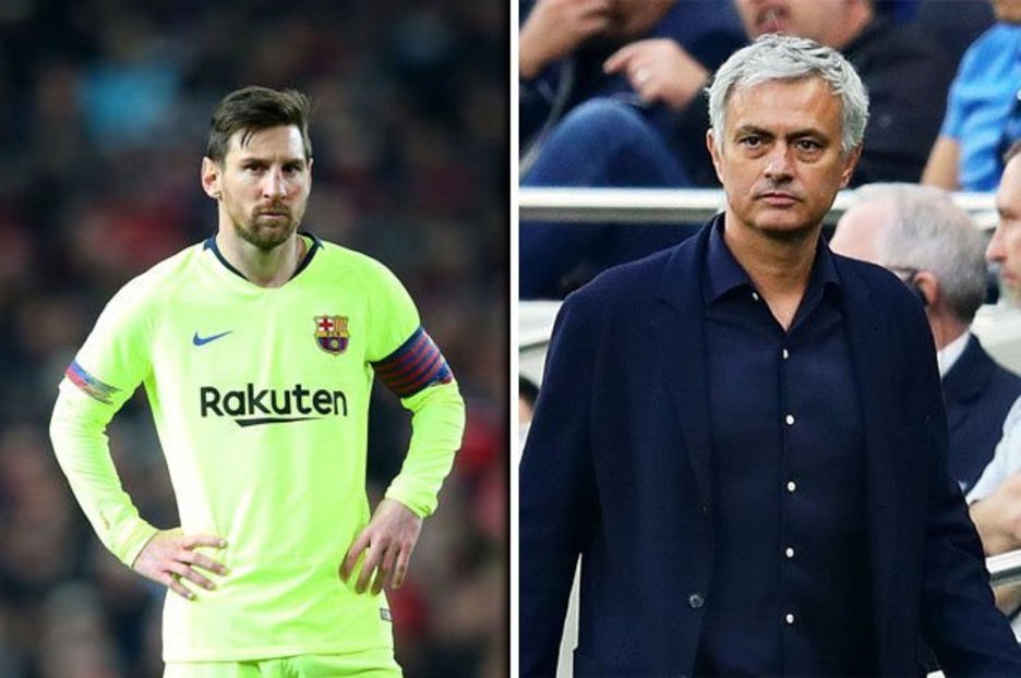Messi fue elogiado por Mourinho