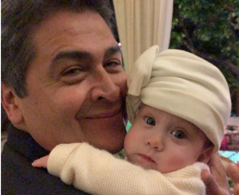 Juan Orlando Hernández comparte tiernas fotografías junto a su nieta (Galería)