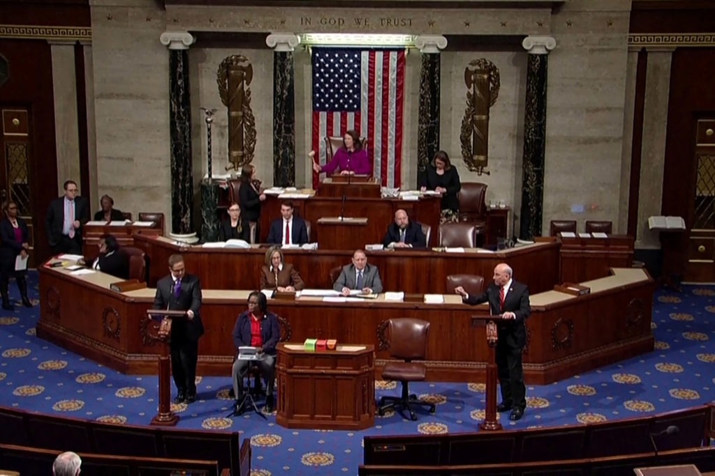 La Cámara de Representantes de Estados Unidos aprobó el juicio político contra Donald Trump