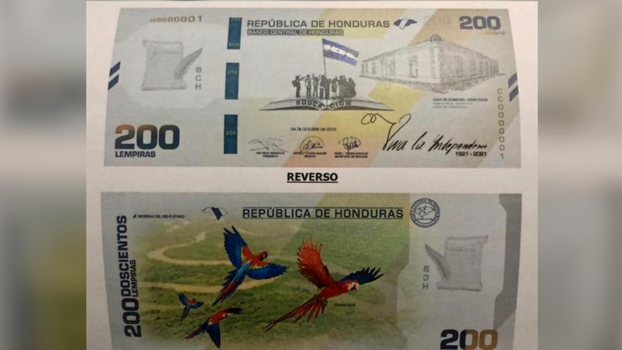 ¿Cuándo comenzará a circular el billete de 200 lempiras en Honduras?