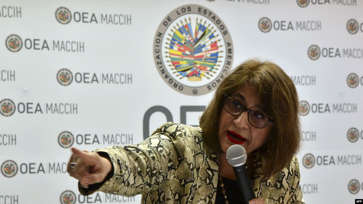 Renuncia la vocera de la Maccih, Ana María Calderón