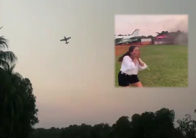 Acrobacia aérea terminó en tragedia en Guatemala, dejó tres muertos (Vídeos)