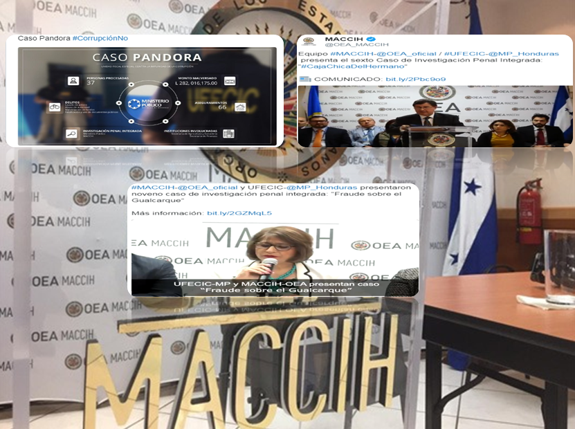 Estos los casos de corrupción presentados por la Maccih