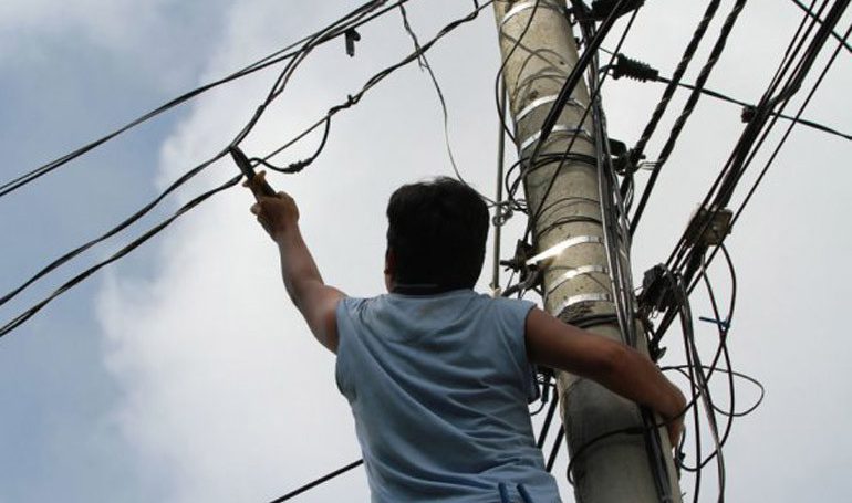 Estos son los lugares donde se registra el mayor hurto de energía eléctrica en Honduras
