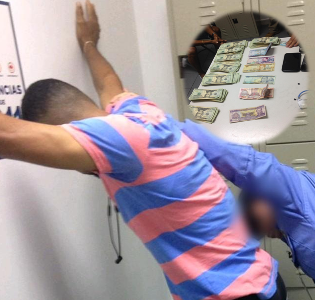 Cae hondureño en posesión de más de diez mil dólares