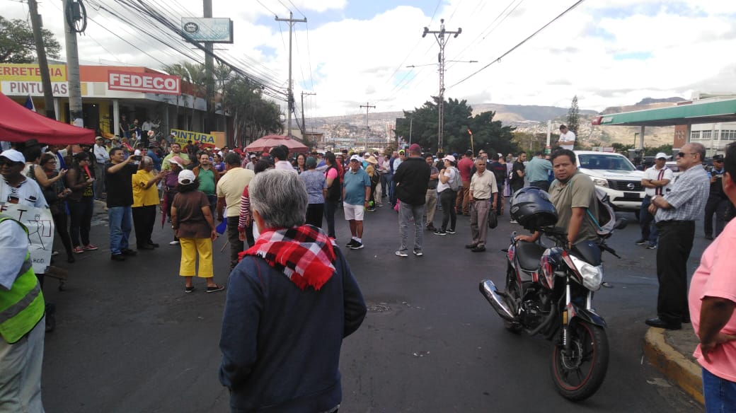 Hondureños se manifiestan en apoyo a la continuidad de la Maccih en el país