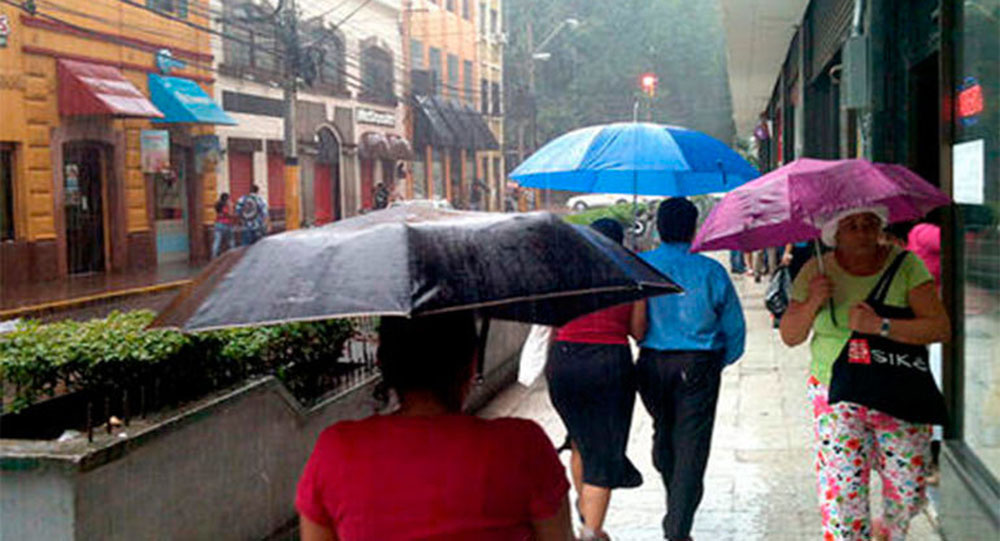 Lluvias y temperaturas frescas prevalecerán en algunas zonas de Honduras