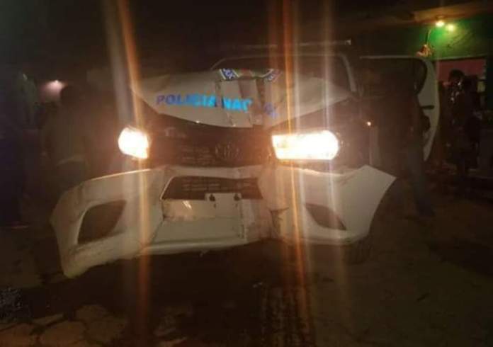Sancionarán a policías ebrios que chocaron patrulla nueva en Santa Bárbara