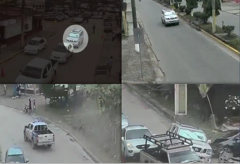 ¡Como de película! Policía realiza intensa persecución dejando la captura de cuatro asaltantes