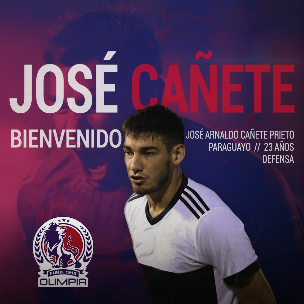 José Cañete, nuevo defensor del Olimpia