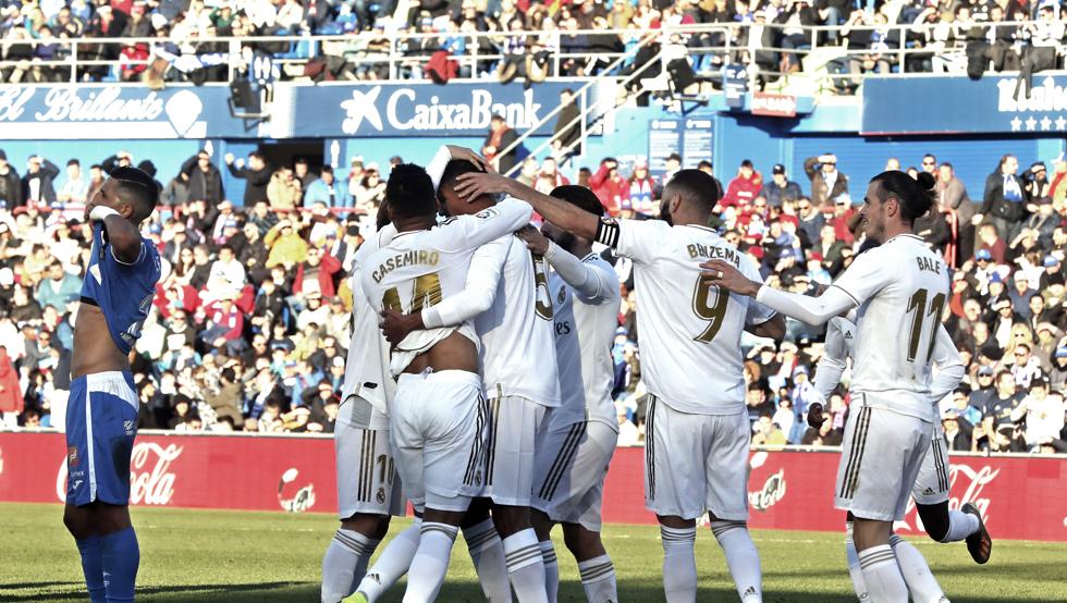 Real Madrid ganó al Getafe