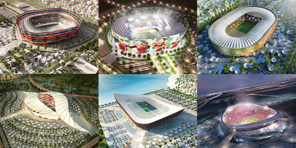 Listos varios estadios en Catar
