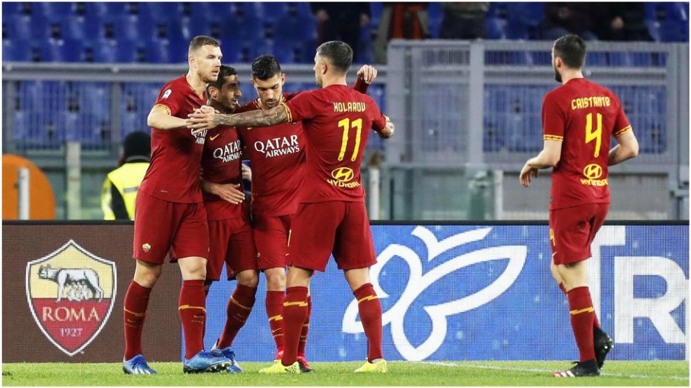 Roma goleó al Lecce