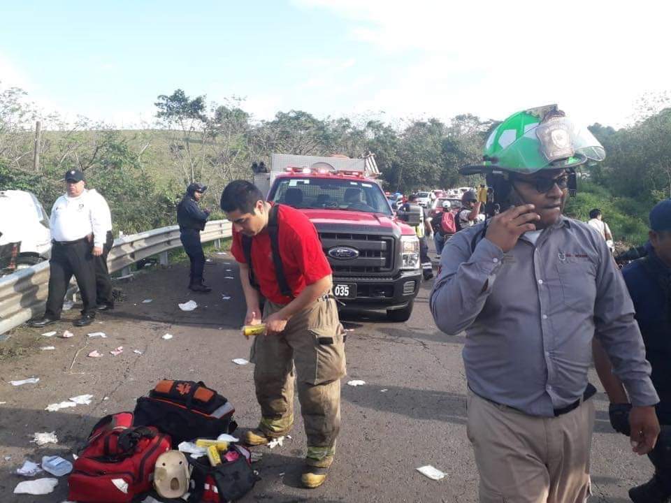 Accidente vial en México.