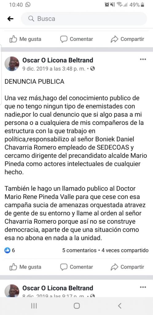 Dirigente nacionalista.