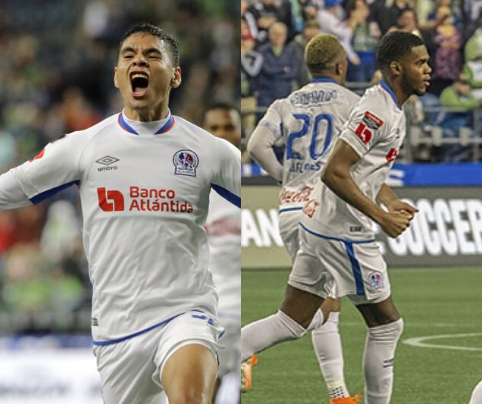 Imagen de Carlos Pineda y Elvin Oliva Casildo en el once ideal de la semana de la Liga de Campeones de Concacaf