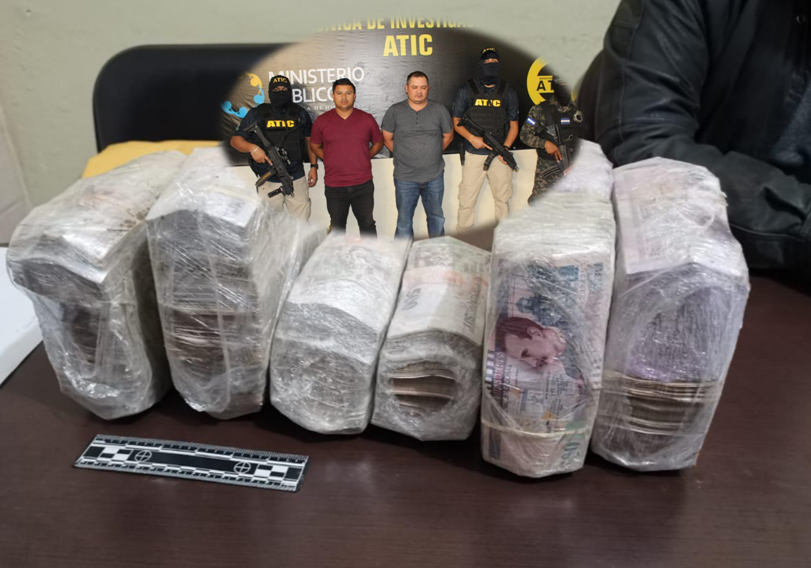 A "La Tolva" envían a dos hondureños arrestados con más de tres millones de lempiras