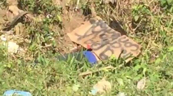 Con la leyenda "para que crean en la mara", hallan cadáver de una mujer en Yoro