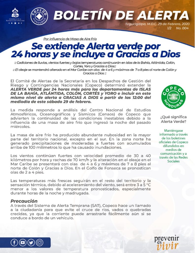 Alerta verde