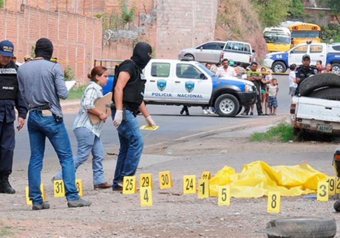 En 30% se eleva violencia criminal en Honduras en 2020