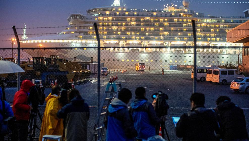Ocho hondureños dentro de crucero declarado en cuarentena por coronavirus en Japón