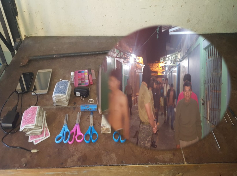 Hasta maquillaje para mujer decomisan a reos de la cárcel de Comayagua