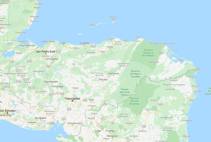 Imagen de Copeco confirma sismo de magnitud 4.8 en la zona central de Honduras