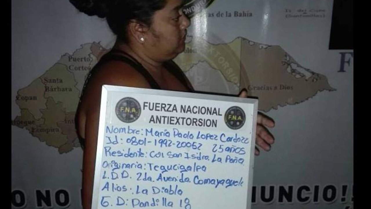 Capturan en Tegucigalpa a supuesta distribuidora de drogas conocida como “La Diabla”
