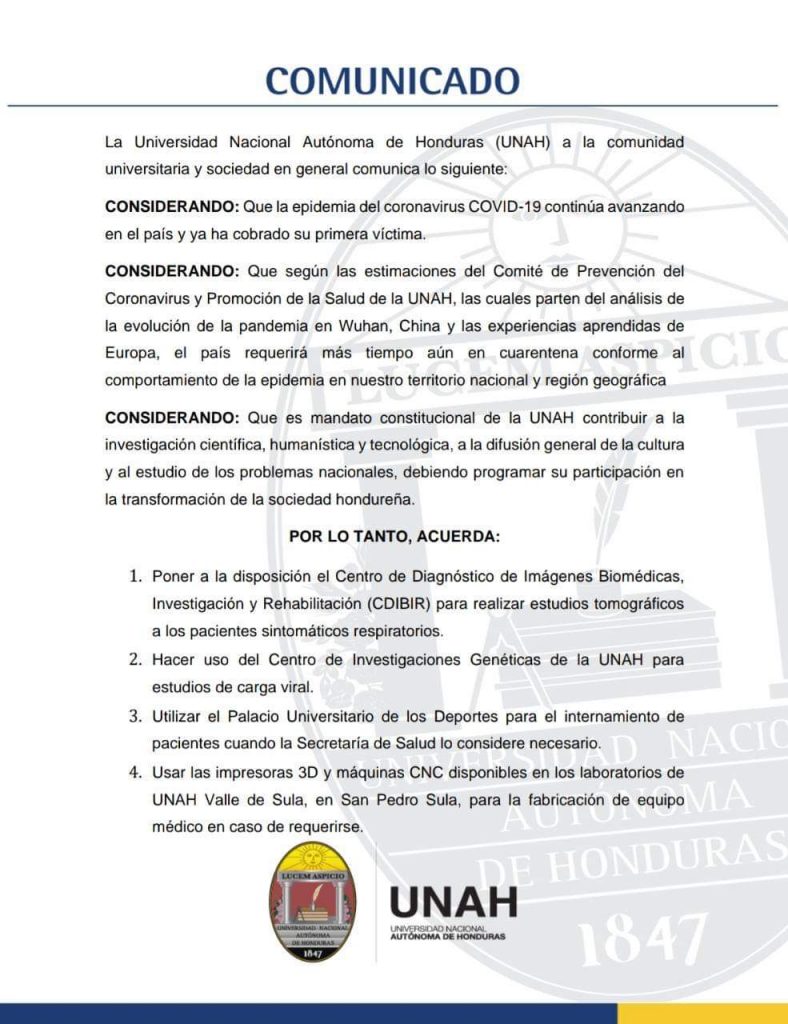 Coronavirus en Honduras.