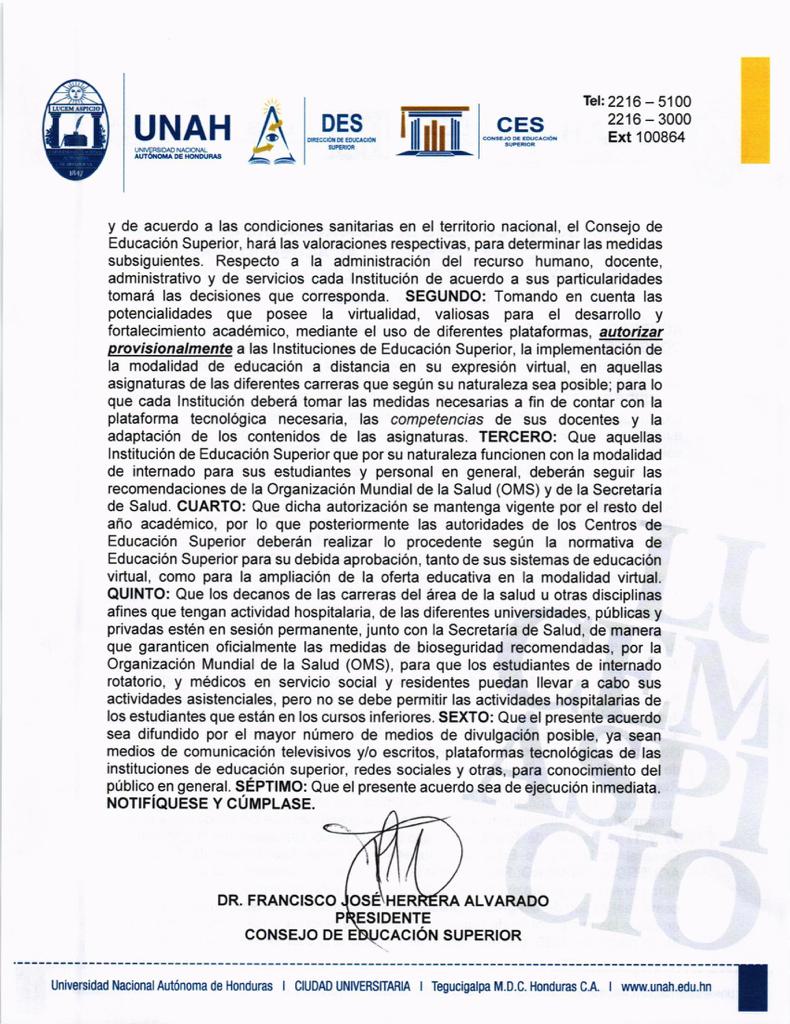 Universidades Honduras 