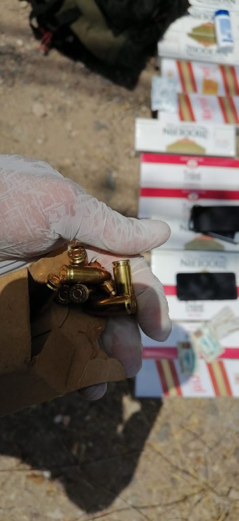 Decomiso de cigarros.