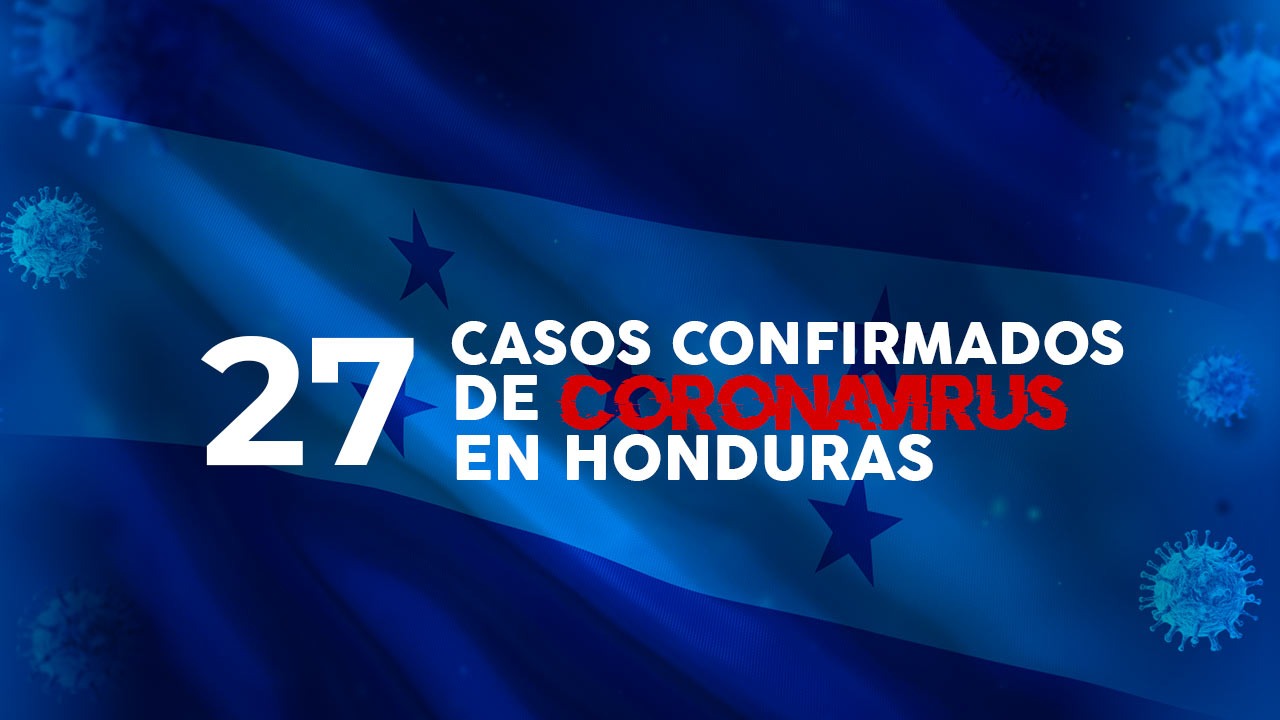 Coronavirus: Honduras confirma un nuevo caso y se eleva a 27 el número de contagiados por covid-19