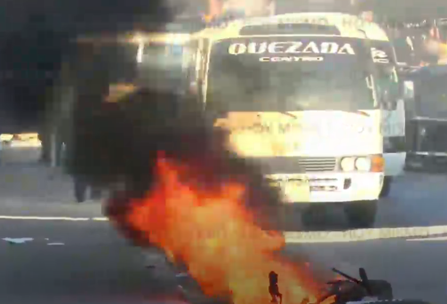 Queman vivo a supuesto sicario que mató a conductor de rapidito en Tegucigalpa