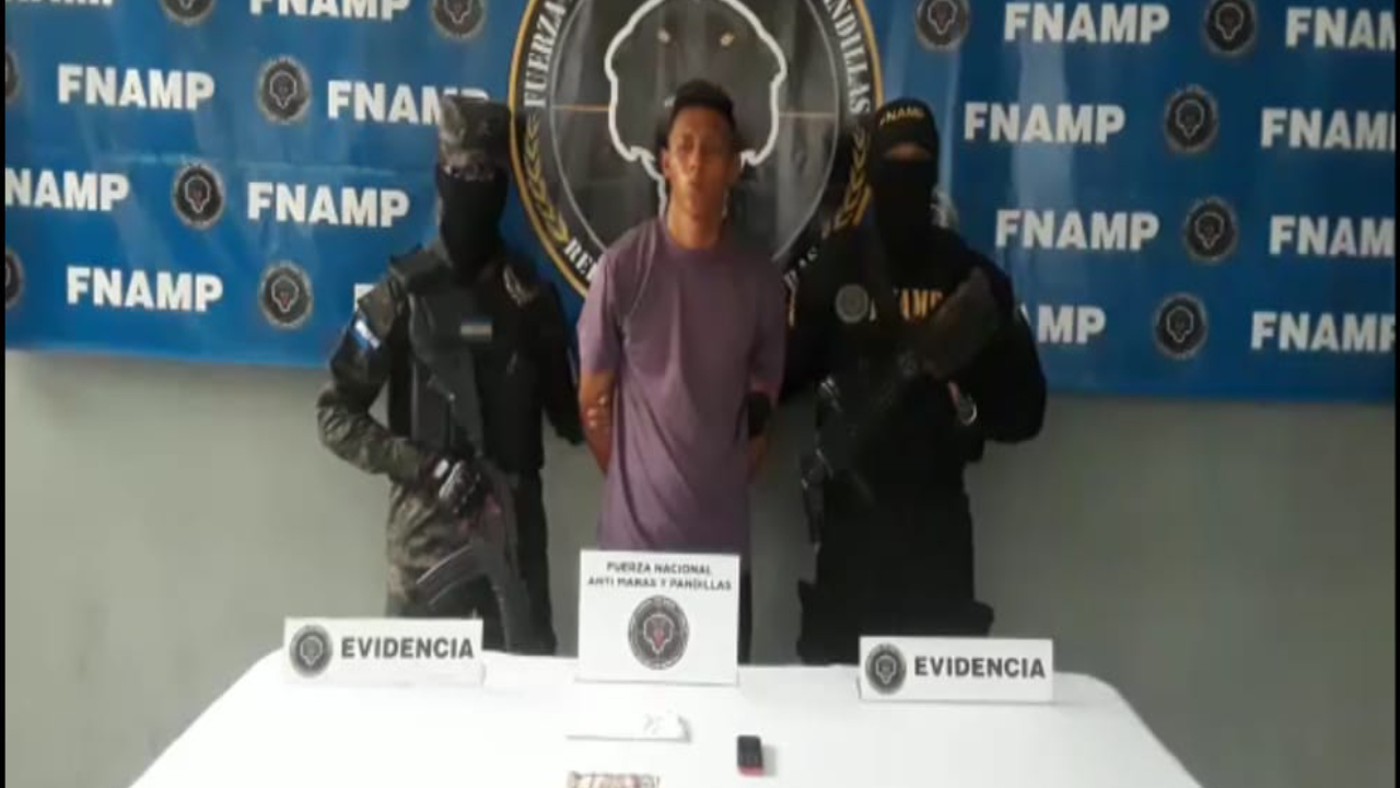 Capturan a supuesto gatillero de banda "La Rumba" en Choloma, Cortés