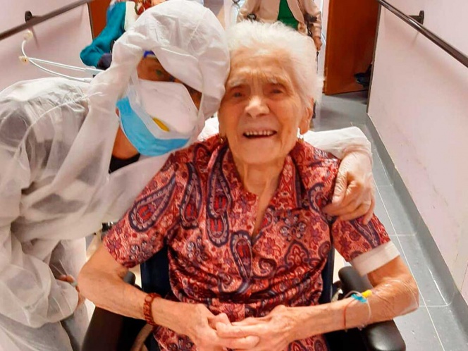 Coronavirus: abuelita de 104 recuperada por covid-19 aconseja tener "fe, valor y esperanza"