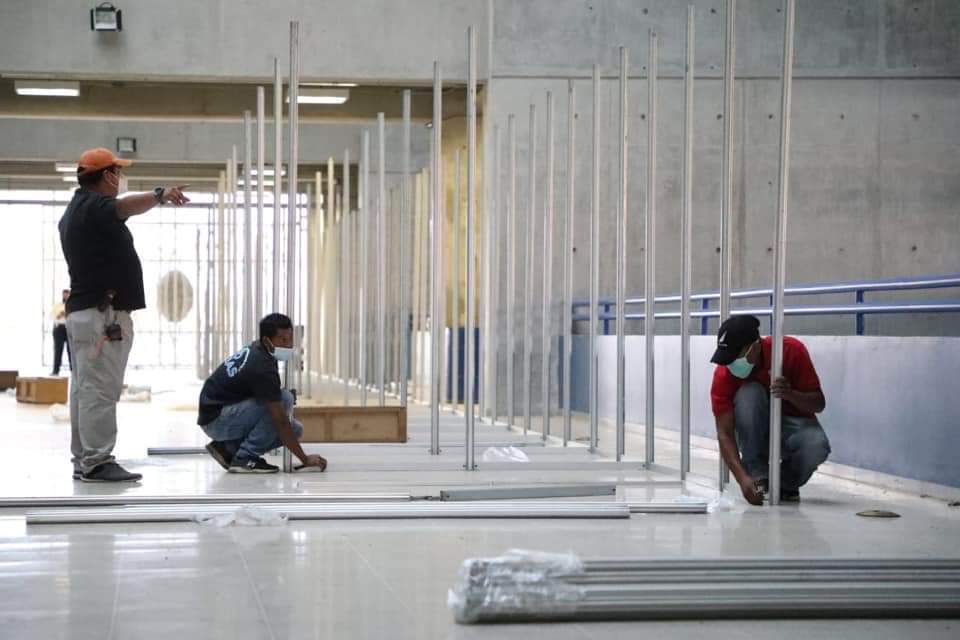 Coronavirus: el Polideportivo de la UNAH se alista para el peor escenario por covid-19