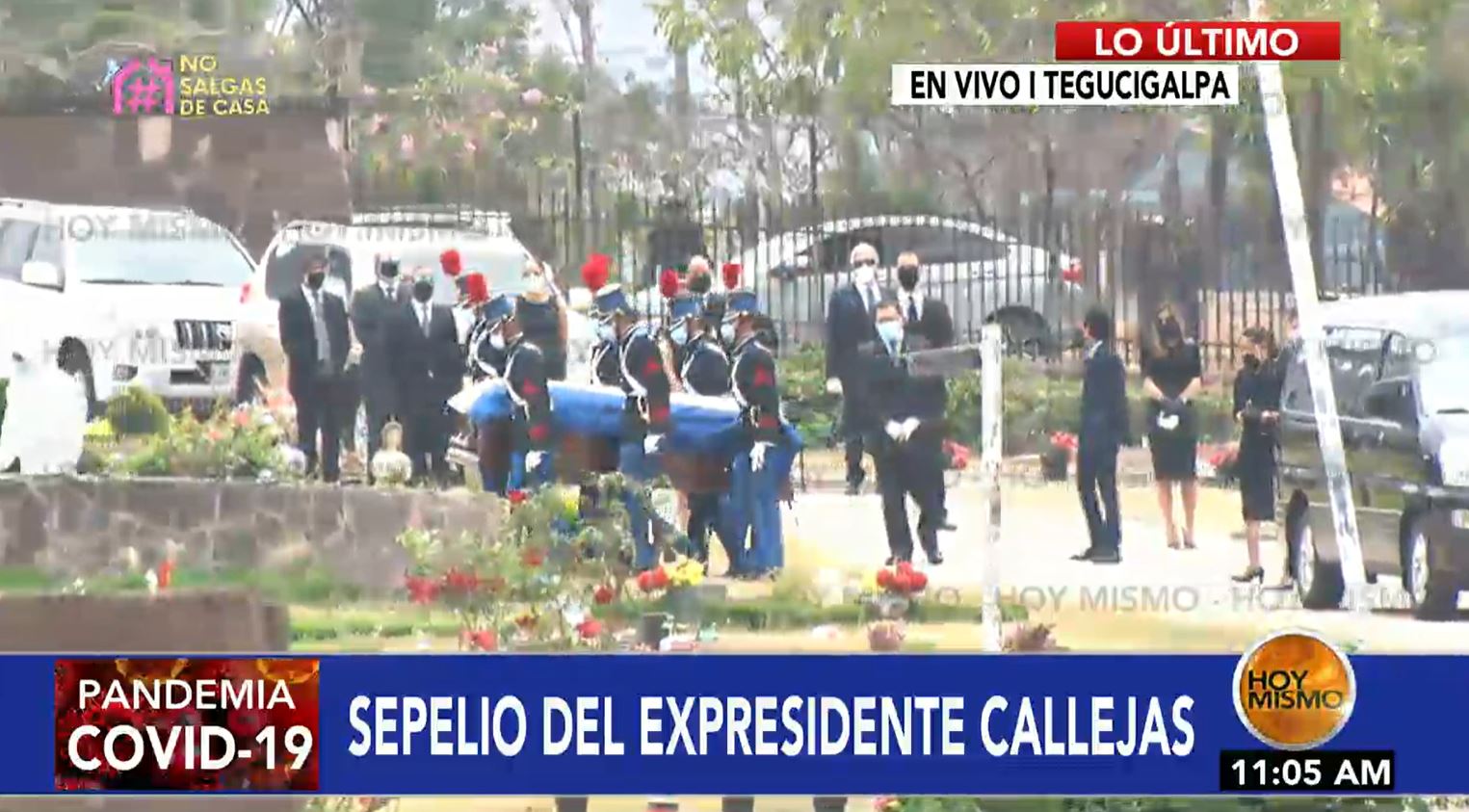 Jardines de Paz Suyapa, es la última morada del expresidente Rafael Leornado Callejas