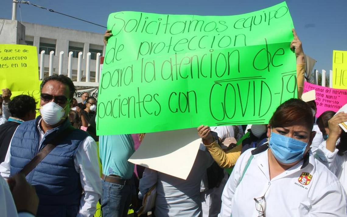 En protesta por falta de equipo de seguridad: médicos inician  paros de 20 minutos diarios