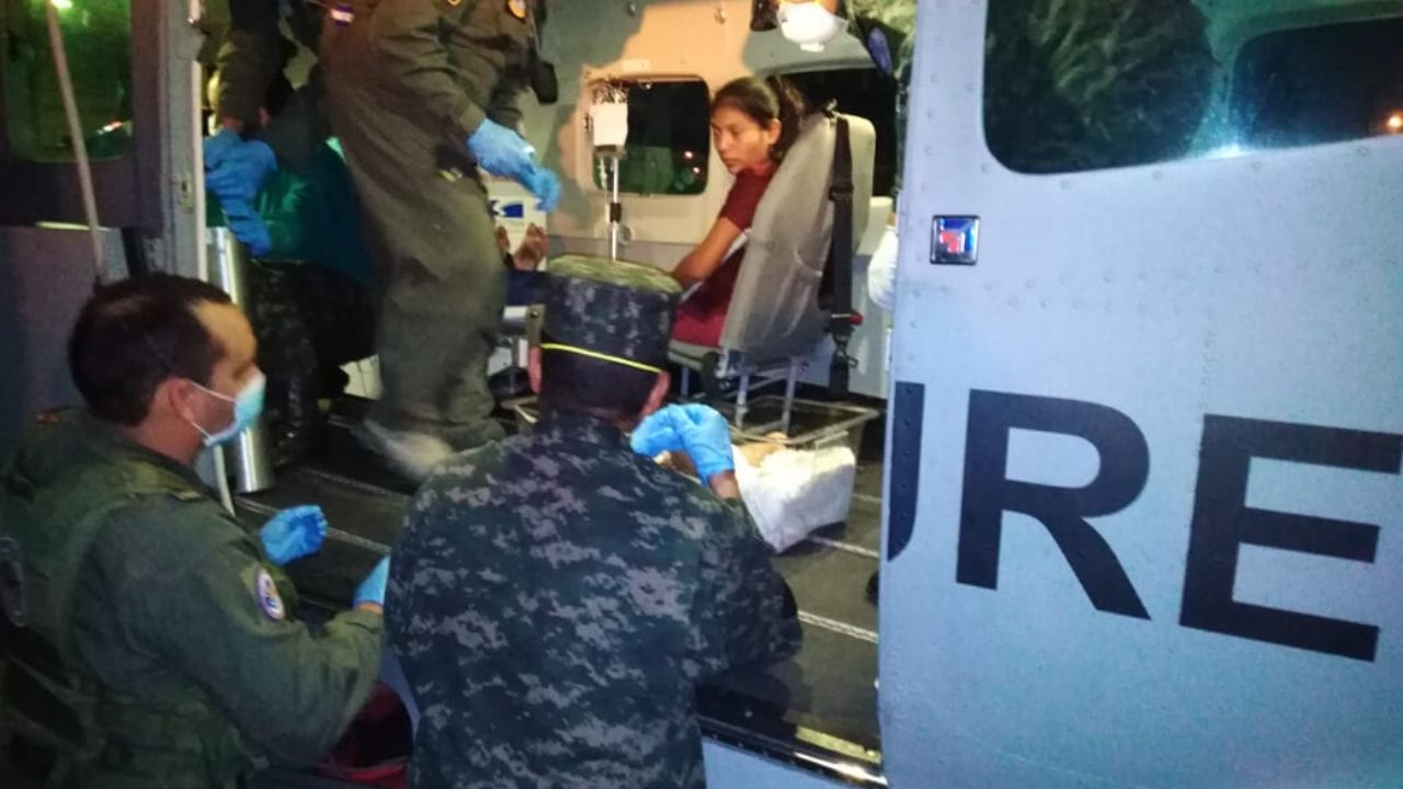 Tres menores de edad resultan con graves quemaduras en incendio forestal en Comayagua
