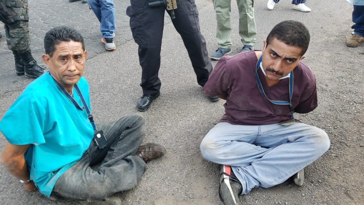 Fotos de la supuesta droga hallada en la ambulancia conducida por empleados del Hospital Escuela
