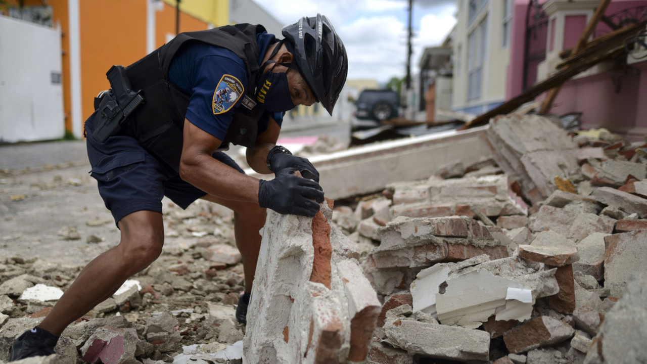 Sismo de magnitud 5.4 sacude el sur de Puerto Rico en medio del confinamiento por el covid-19